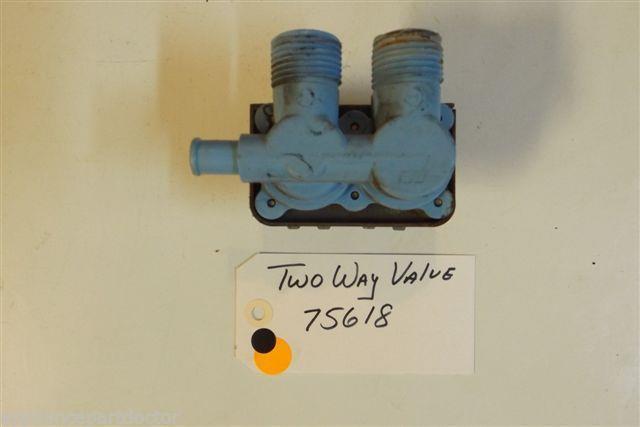 Whirlpool Washer 75618 Two way valve used part Whirlpool Washer 75618 Two way valve used part
